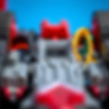 Close-up of Revell toy components and safety standards