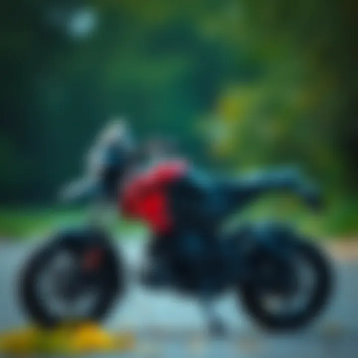 Safety features of children's electric motorcycles