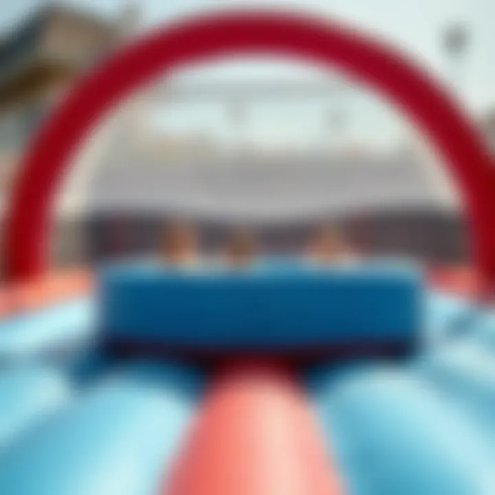 Safety measures in inflatable bounce pools