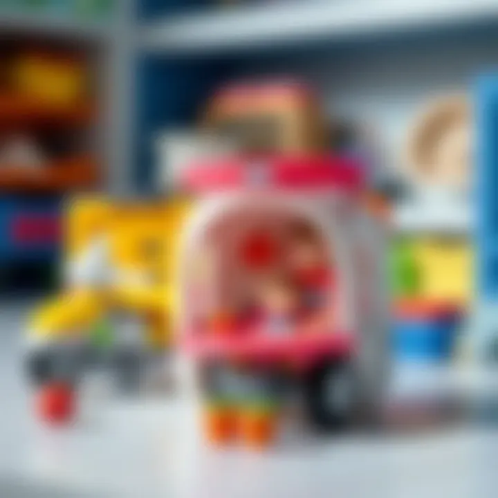 Safety standards compliance illustration for children's toys, ensuring a secure play environment