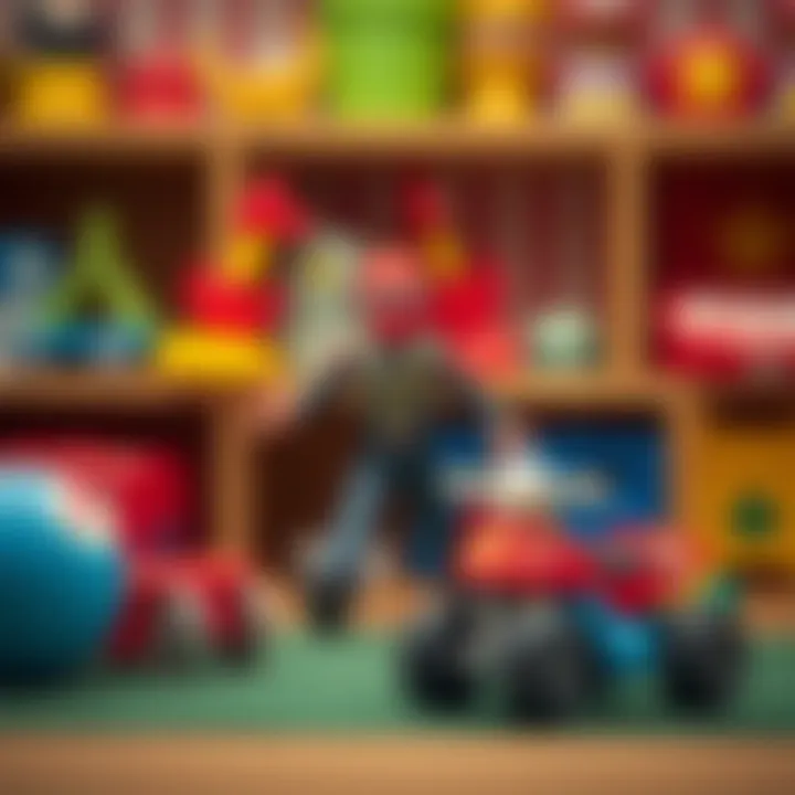 Safety standards for children's toys emphasized through visuals