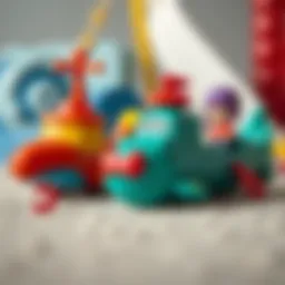 Colorful sea team toys for children