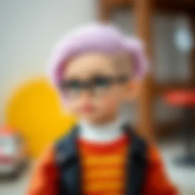 Stylish Asymmetrical Cut for Kids Stylish asymmetrical cut for kids