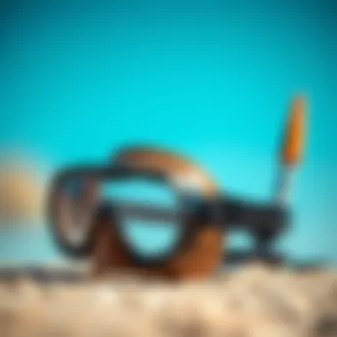 Design Features of Snorkel Goggles Detailed illustration of the design features of snorkel goggles