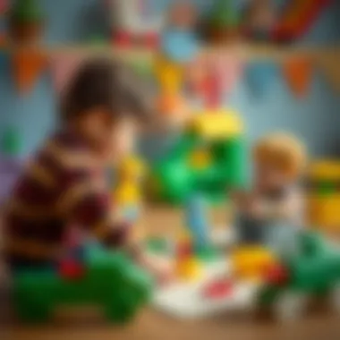 A visual representation of social and emotional skills development through play