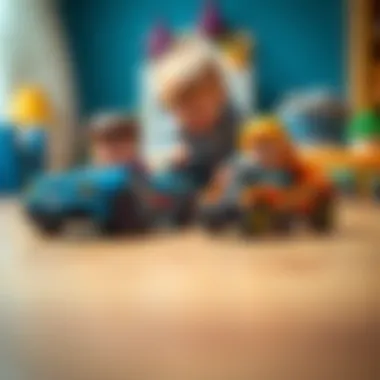 Social interaction among children with toys