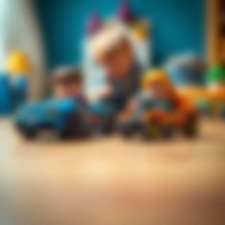 Social interaction among children with toys