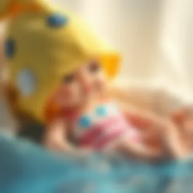 Soft and safe materials used in baby swim attire