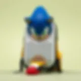 Sonic backpack showcasing modern design and sustainable materials