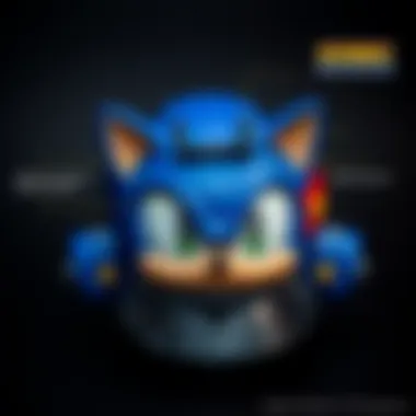Sonic hat showcasing safety features
