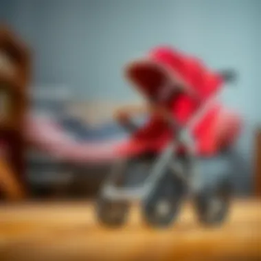 Infographic showcasing the benefits of different stroller types