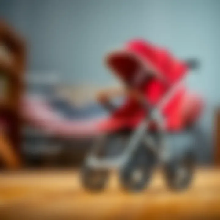 Infographic showcasing the benefits of different stroller types