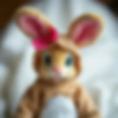 Safety standards and care tips for children's rabbit costumes.