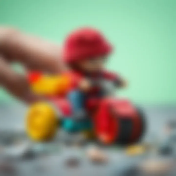 Creative play with imaginative wheel toys