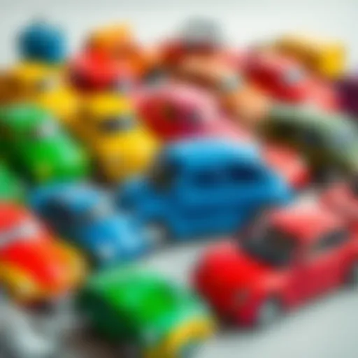 Diverse Selection of Toy Cars for Kids Colorful toy cars for children of various ages