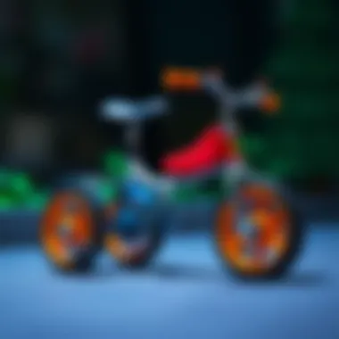 Infographic illustrating the developmental benefits of tricycles for children