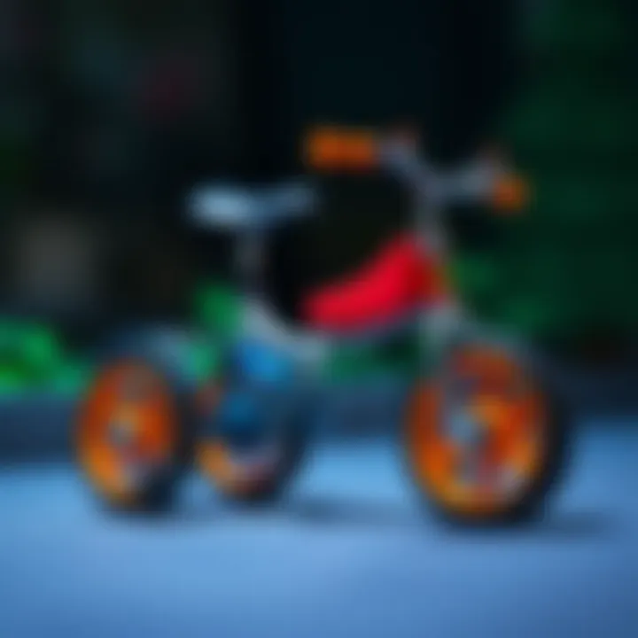 Infographic illustrating the developmental benefits of tricycles for children