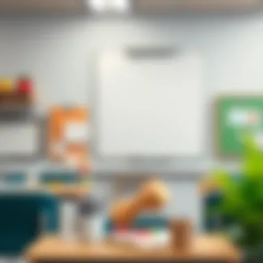 Different types of magnetic whiteboards for classrooms