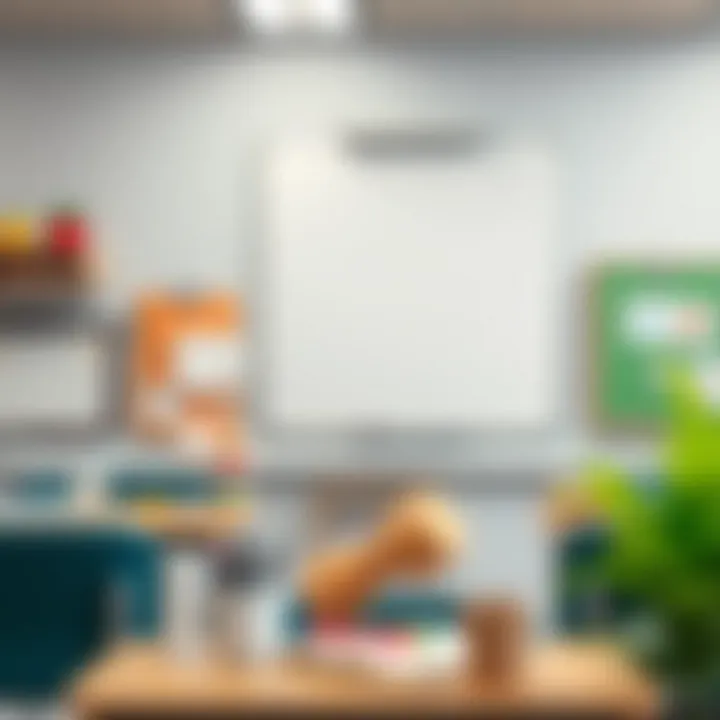 Different types of magnetic whiteboards for classrooms