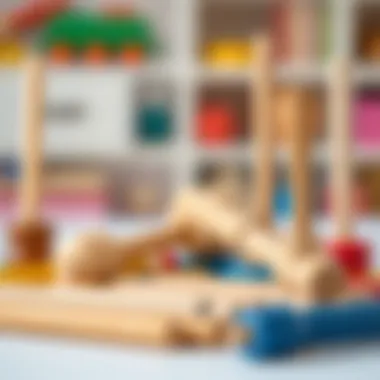 Enhancing Motor Skills with Play Sticks A close-up of various types of play sticks enhancing motor skills